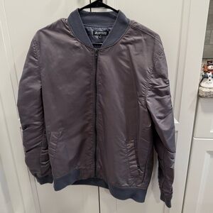 Elwood grey bomber jacket